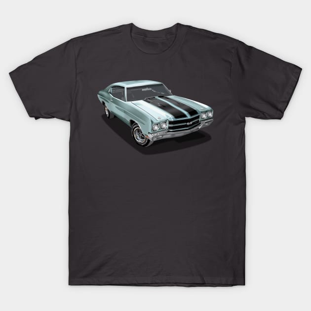 1970 Chevrolet Chevelle SS T-Shirt by TheStuffInBetween